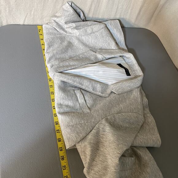 The Limited Womens Knit Blazer Size Large Single Breasted Gray Career Office - Picture 7 of 9